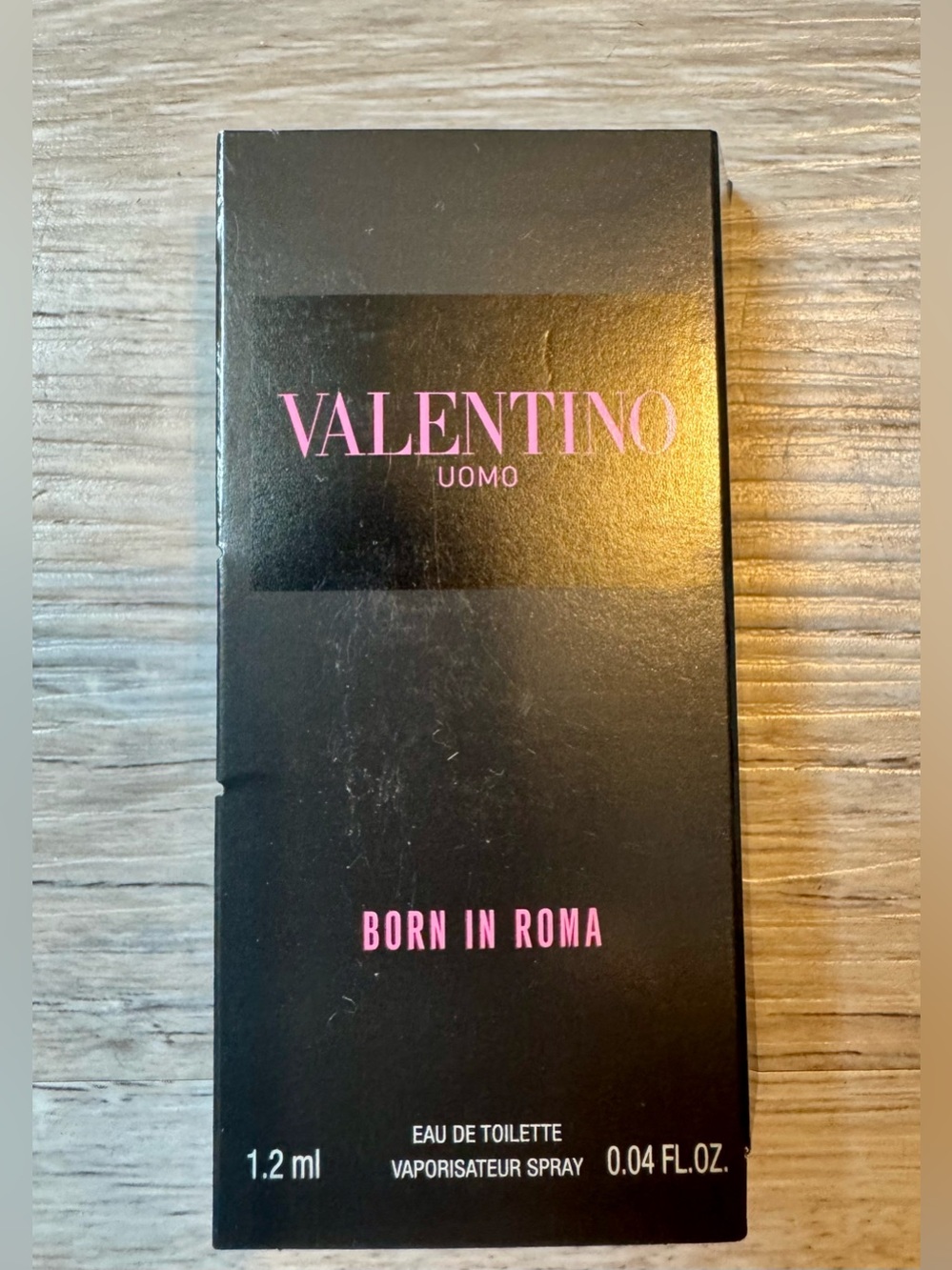 Valentino Uomo Born In Roma Eau De Toilette 1.2ml. 0.04 oz. Man’s Sample Spray